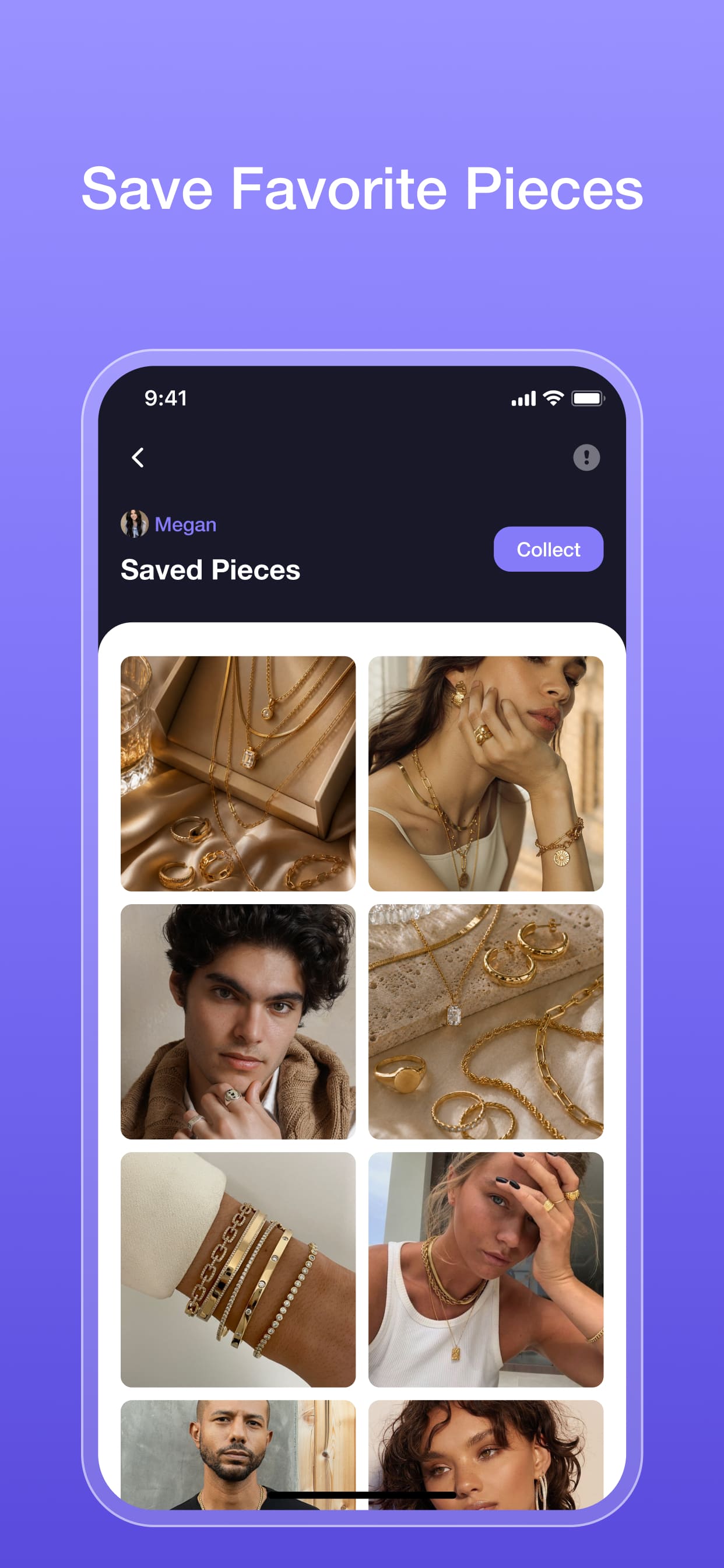 collection screen
